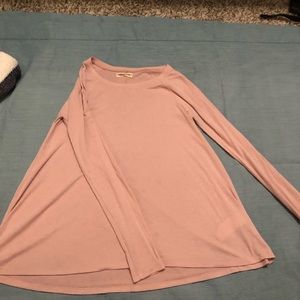 Pink rose Hollister top